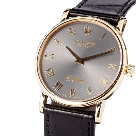 pre owned rolex cellini mens|Rolex men's cellini 18k gold.